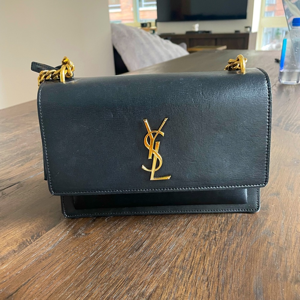 SOLD YSL Yves Saint Laurent medium sunset bag